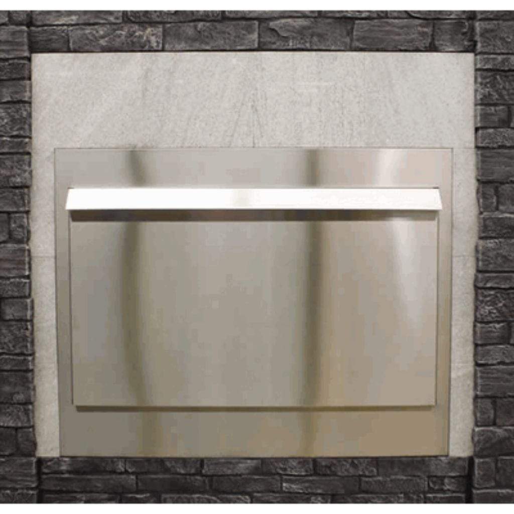 Empire | Carol Rose 36" Stainless Steel Weather Door for Premium Outdoor Firebox Accessory