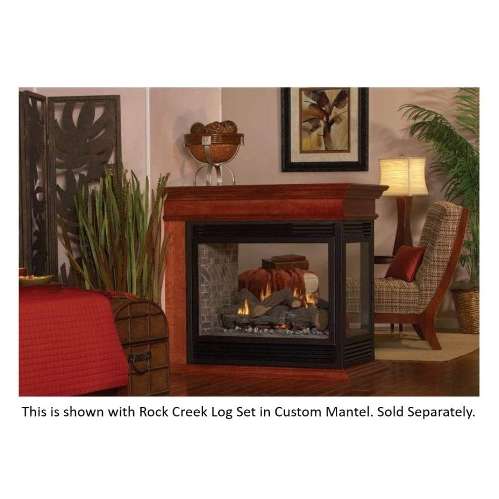 Empire Tahoe 36 Inch Millivolt Controller Premium Peninsula Direct Vent Gas Fireplace - Propane Gas