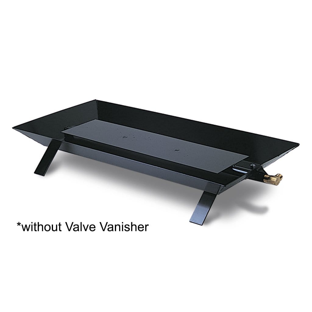 Rasmussen - 18" Pan Style Gas Fire Pit Burner with Strap Legs