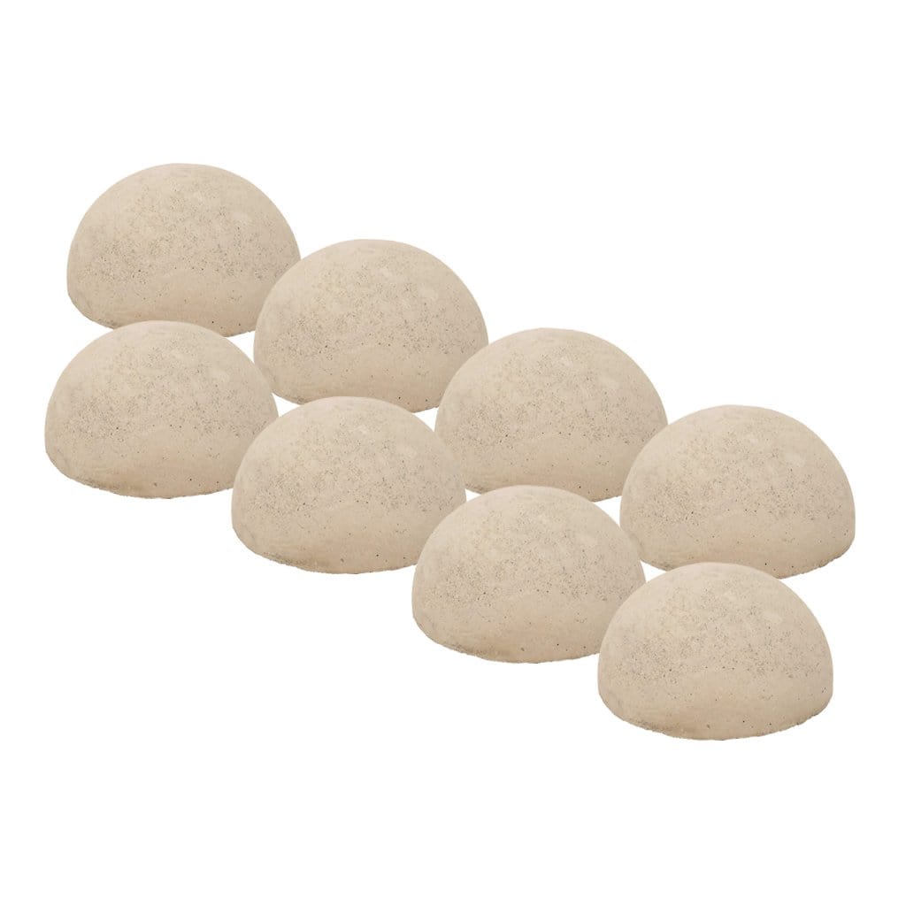 Rasmussen 8 Pieces 6.63" Diameter Half Smooth Fireballs