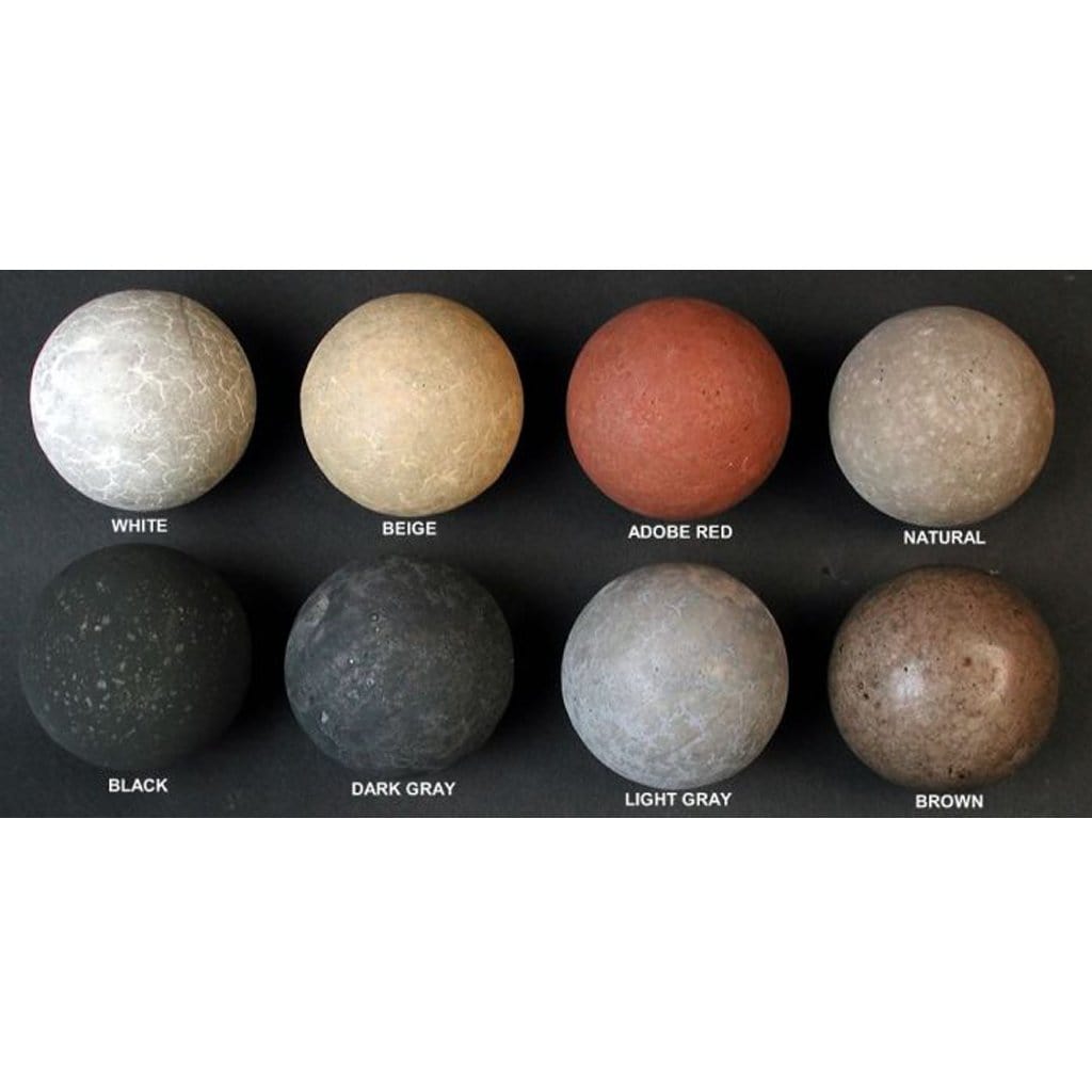 Rasmussen 8 Pieces 6.63" Diameter Half Smooth Fireballs