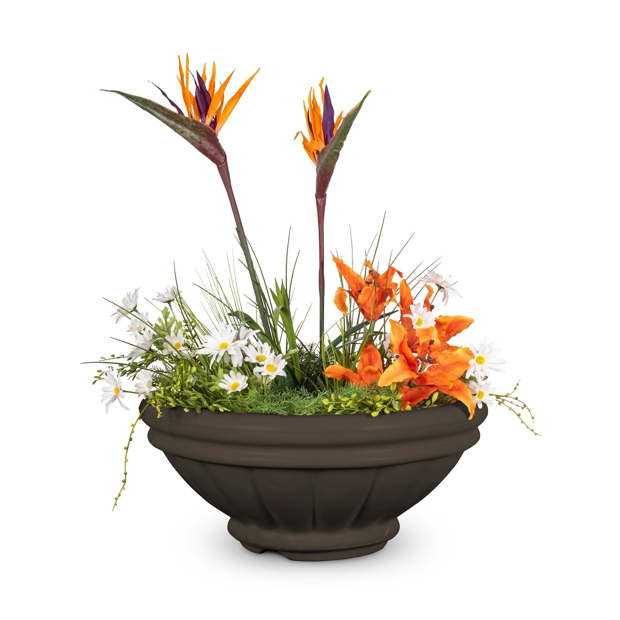 The Outdoor Plus - Roma GFRC Concrete Round Planter Bowl