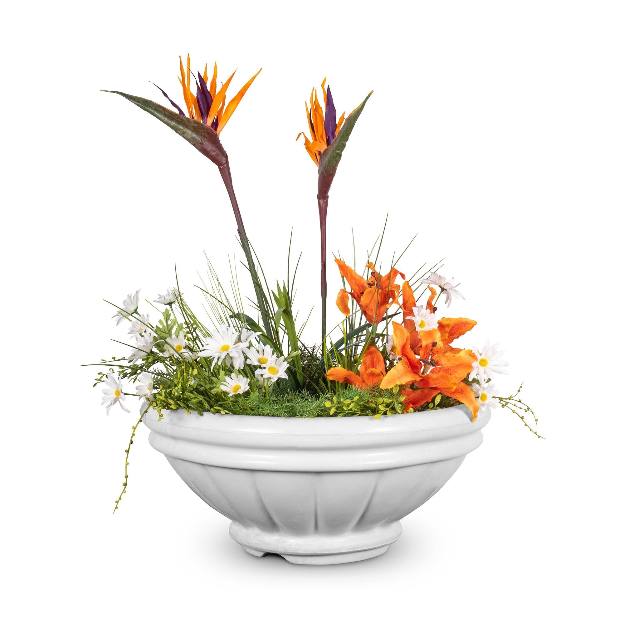 The Outdoor Plus - Roma GFRC Concrete Round Planter Bowl