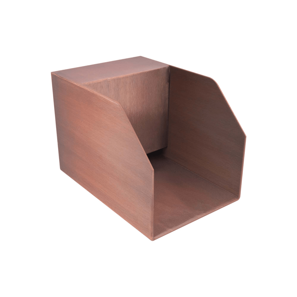 The Outdoor Plus - Copper/Stainless Steel Scoop Style Scupper