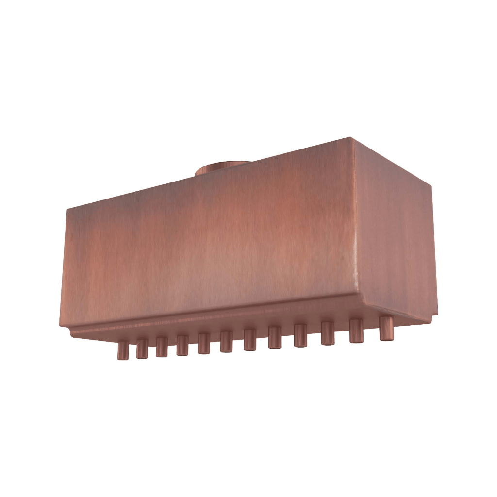 The Outdoor Plus - Copper/Stainless Steel Rainfall Style Scupper