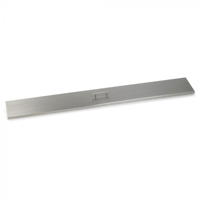 American Fireglass Stainless Steel Cover for 60" x 6" Linear Drop-In Fire Pit Pan