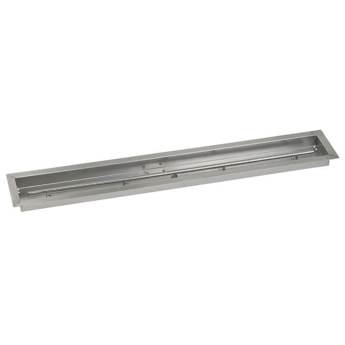 American Fireglass 48"x 6" Linear Channel Drop-In Pan with Spark Ignition Kit - Propane