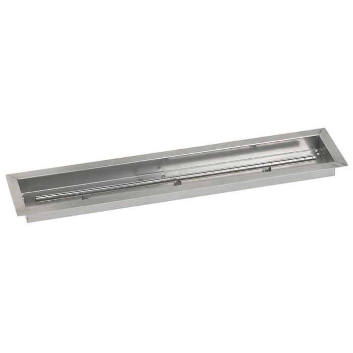 American Fire Glass 36"x 6" Linear Drop-In Pan with Match Light Kit - Natural Gas