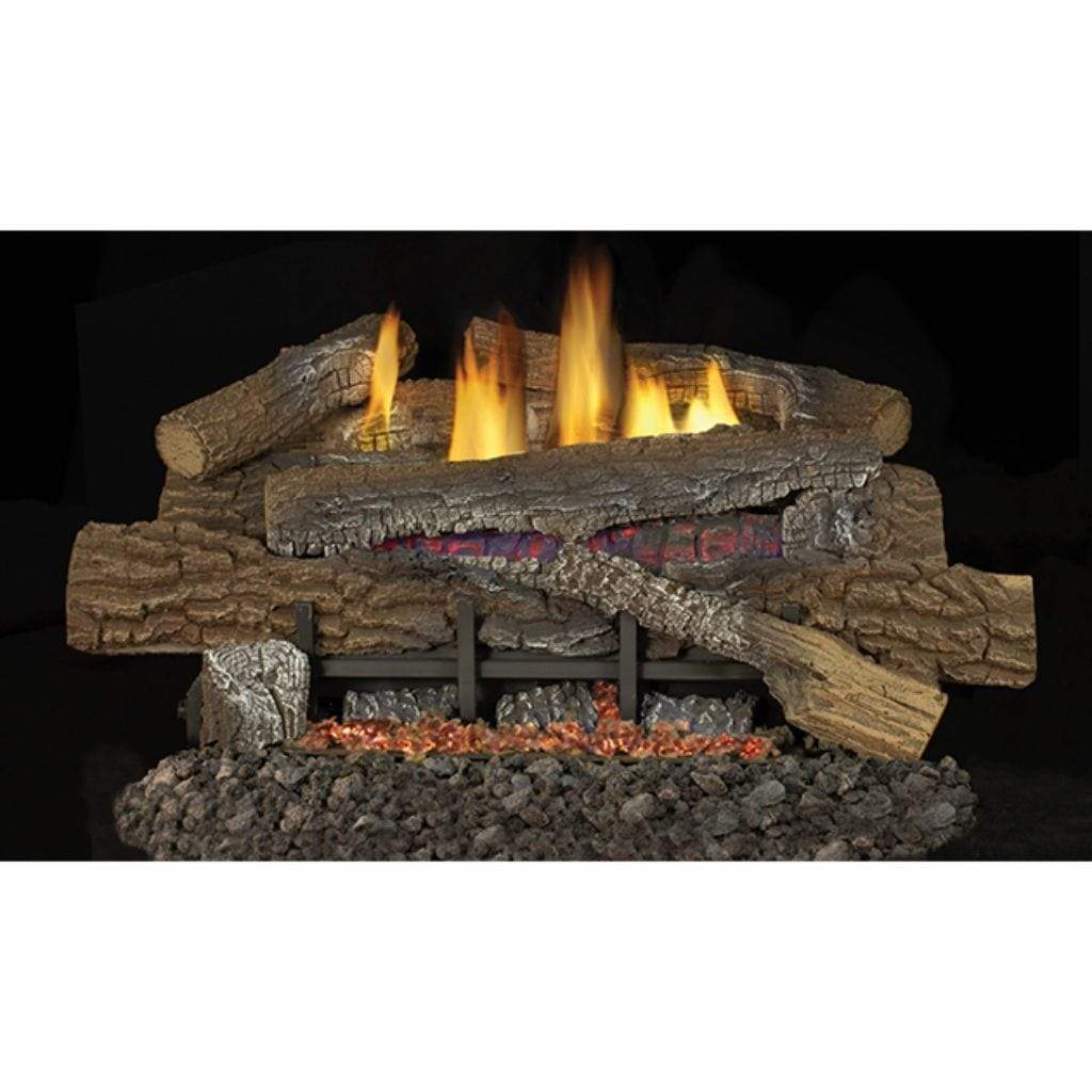 Superior  Boulder Mountain Glow-Ramp Concrete Log Set 30"