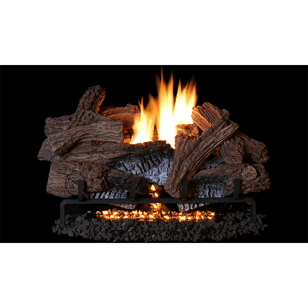 Superior Wild Timber Triple-Flame Concrete Log Set 30"