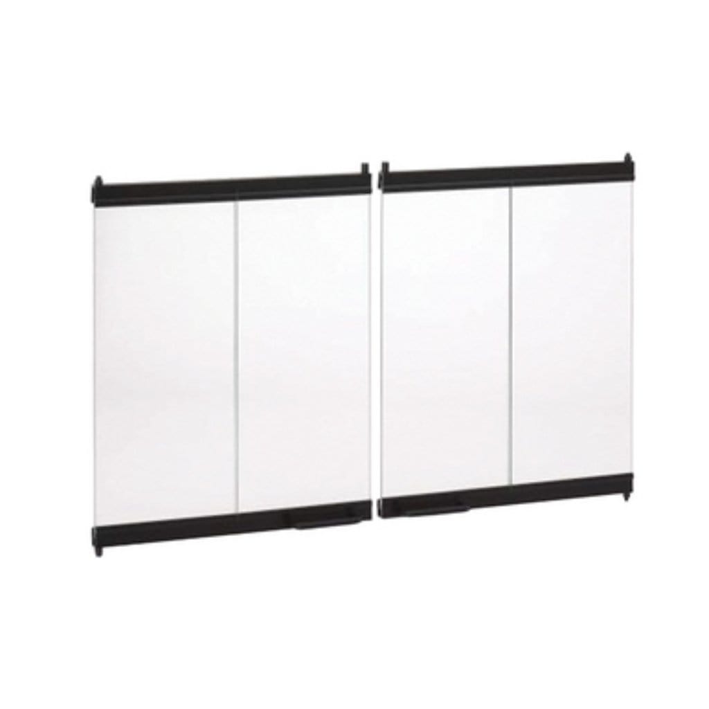 Superior | Outdoor Bi-Fold Glass Door - Black Finish for WRE3000 Fireplaces