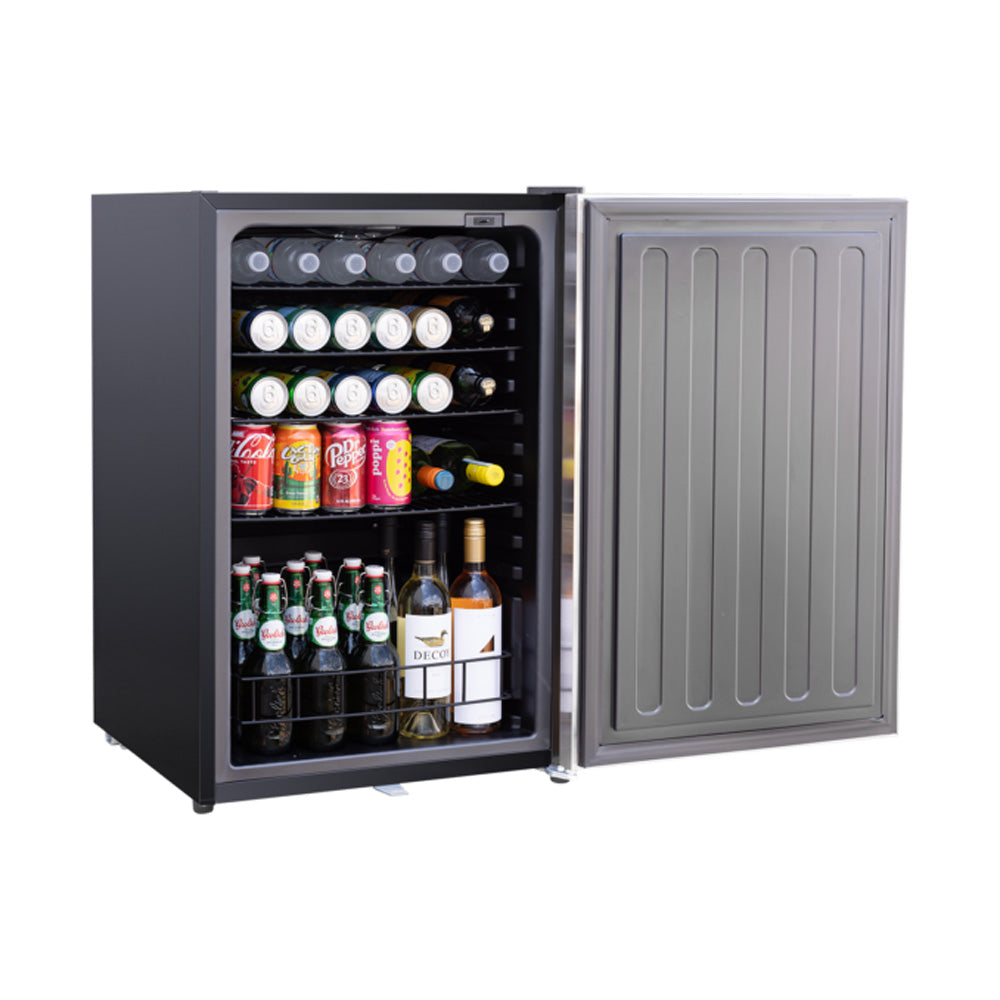 AMD 22" 4.1c Deluxe Outdoor Approved Fridge w/ Upgraded Stainless steel Door & Handle - AMD-RFR-22
