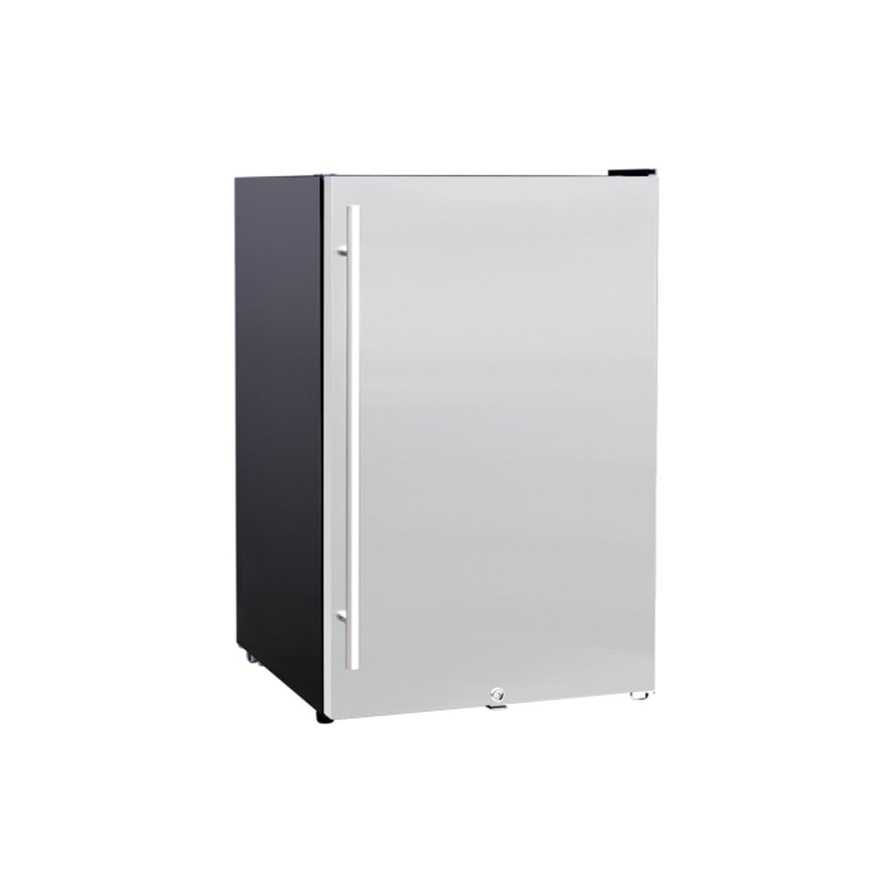 AMD 22" 4.1c Outdoor Approved Fridge Stainless steel Reversible Door with Lock - AMD-RFR-22S