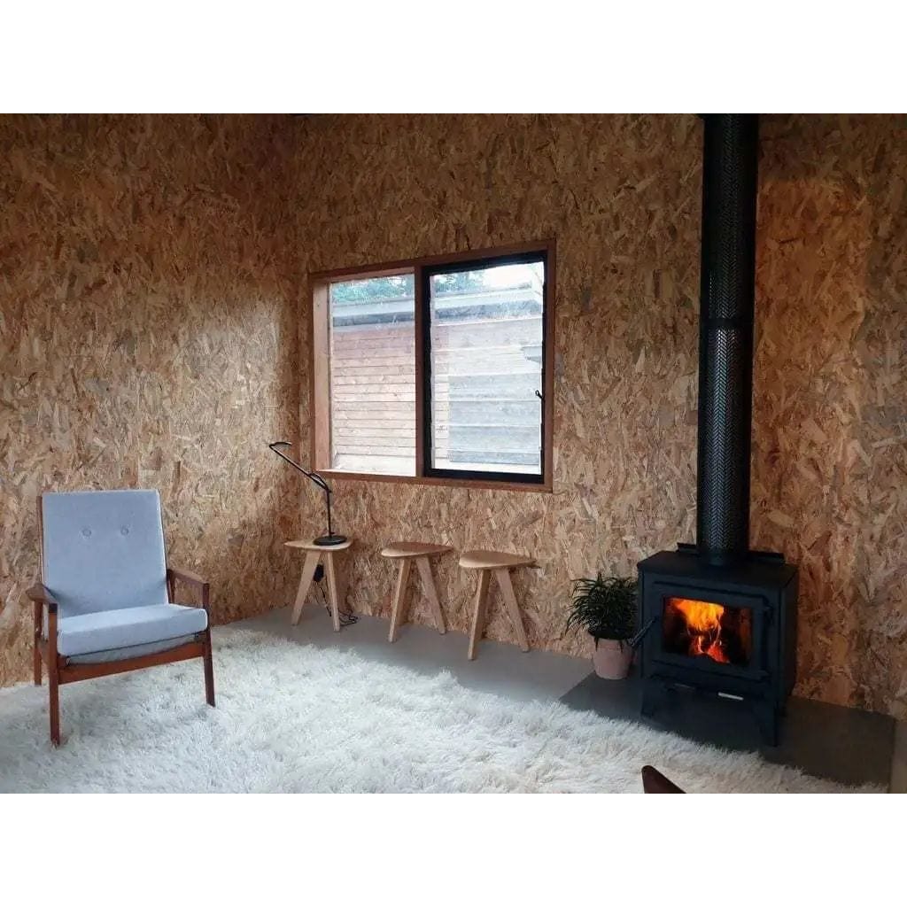 True North TN10 21" Freestanding Vented Modern Wood Burning Stove