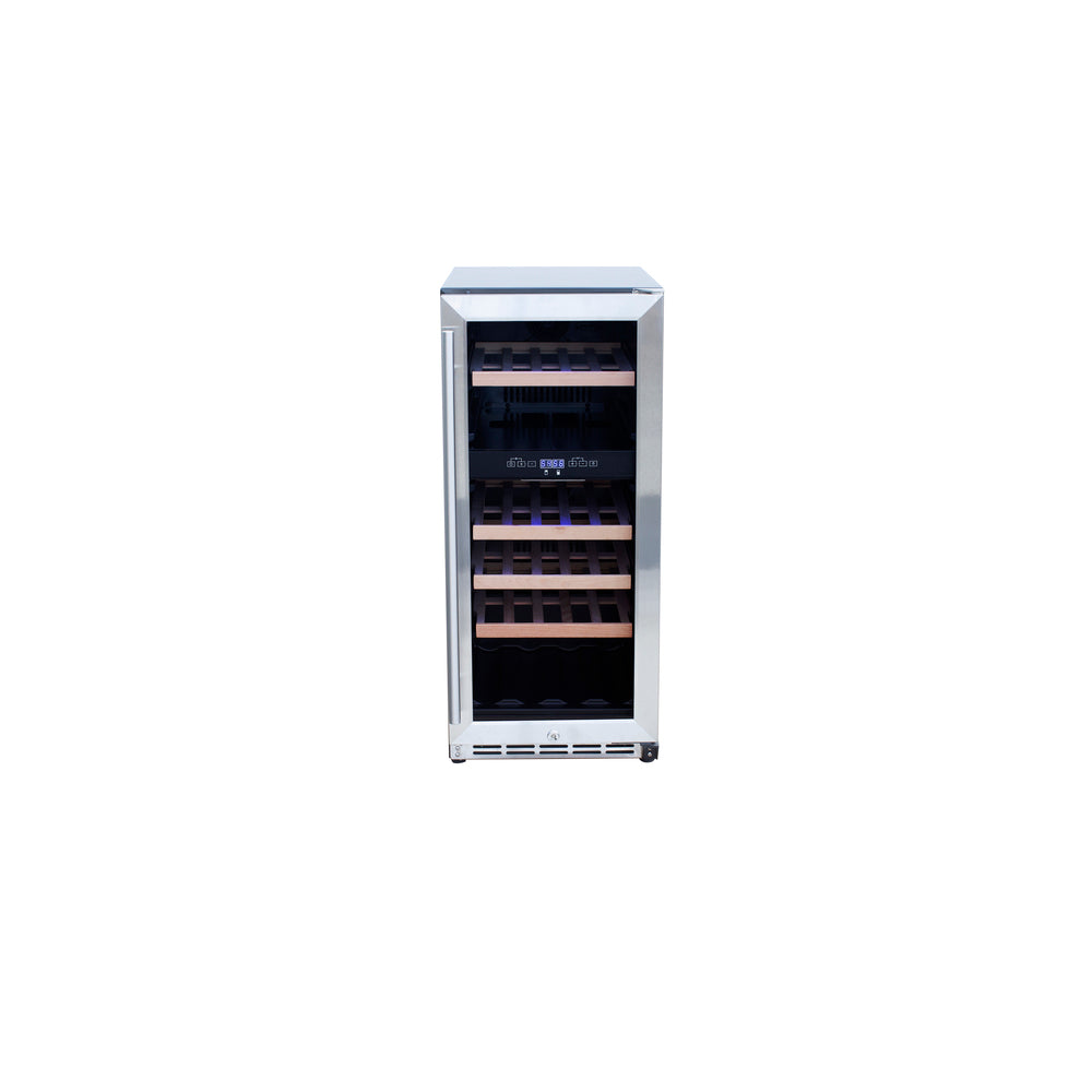 AMD 15" Outdoor Rated Dual Zone Wine Cooler - AMD-RFR-15WD