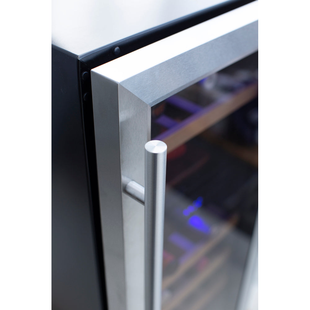 AMD 15" Outdoor Rated Dual Zone Wine Cooler - AMD-RFR-15WD