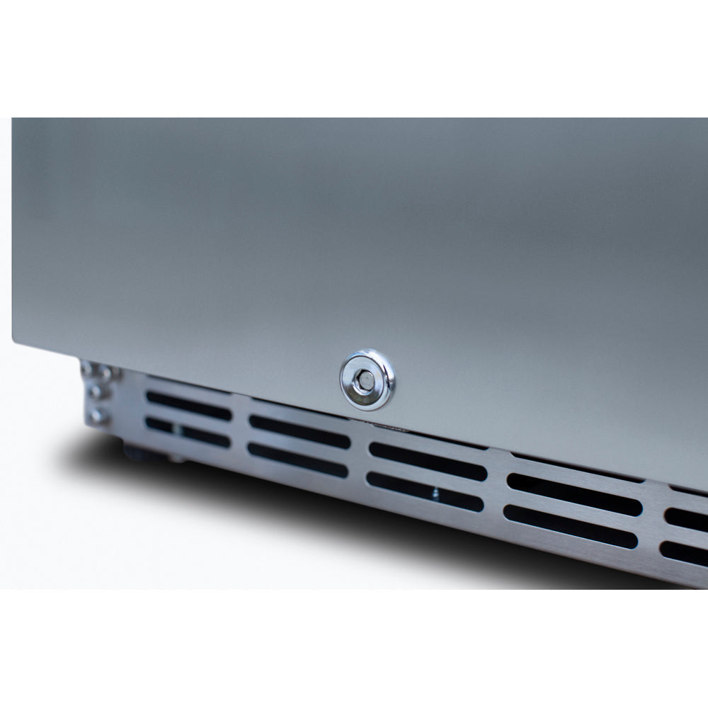 AMD 15" Outdoor Rated Fridge with Stainless Door - AMD-RFR-15S